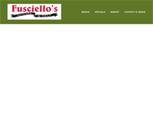 Tablet Screenshot of fusciellosbutcheranddeli.com